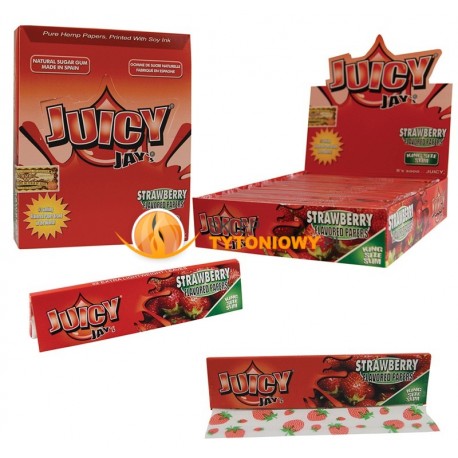 Bibułki JUICY JAY'S STAWBERRY KS SLIM (24)