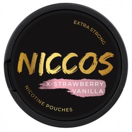 Woreczki nikotynowe NICCOS X - STAWBERRY VANILLA 43mg (slim)